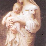 Jesus and Mary Pic serene image