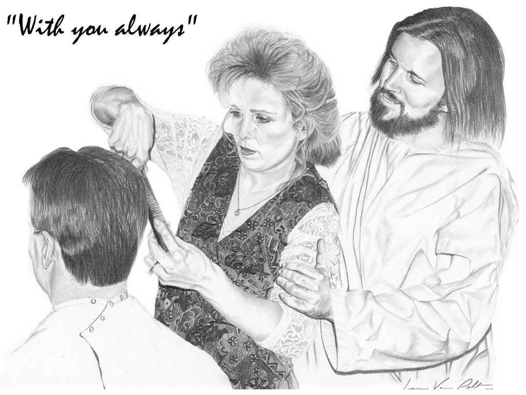 Jesus with Barber Turnback To God