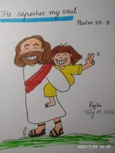 He refreshes my soul